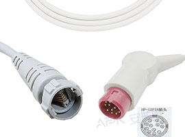 A0816-BC06 Philips Compatible IBP Adapter Cable with Medex/Argon Connector