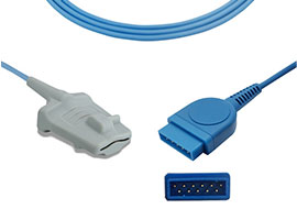 A1501-SA104PU Datex Ohmeda Compatible Adult Soft SpO2 Sensor with 300cm Cable 11pin